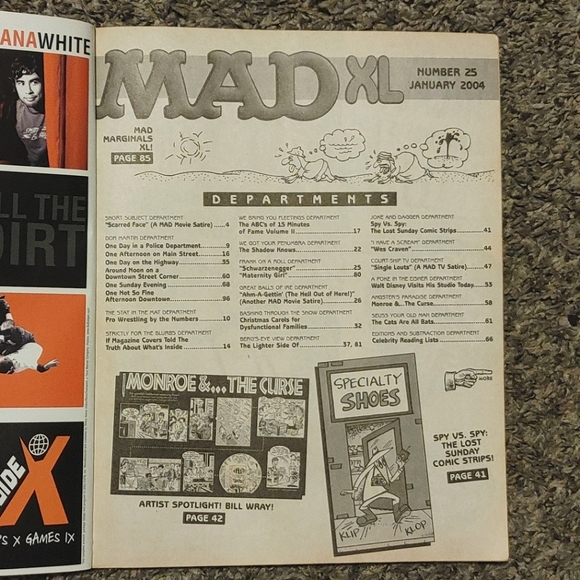 Mad XL Magazine #25 January 2004 Stupid Celebs: Madonna, Arnold Schwarzenegger - Picture 6 of 12